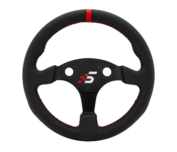 PITAKA KIEROWNICA SIMAGIC Round-Shaped Steering wheel without HUB, 330mm, Leather - 1349638 - zdjęcie